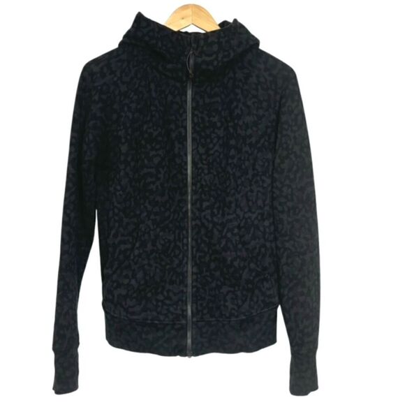 Lululemon Scuba Hoodie *Light Cotton Fleece *Formation Camo Deep Coal Multi - Picture 10 of 11